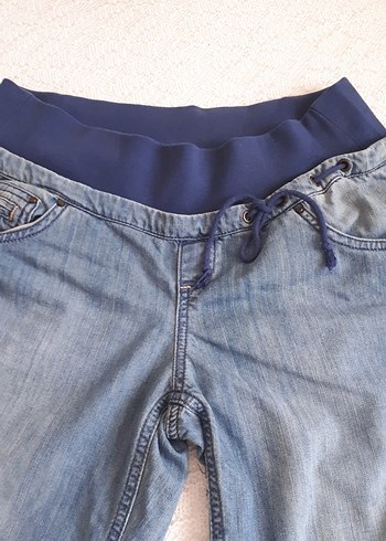 Gri Kot Hamile Midi Şort XSIDE - Görsel 2