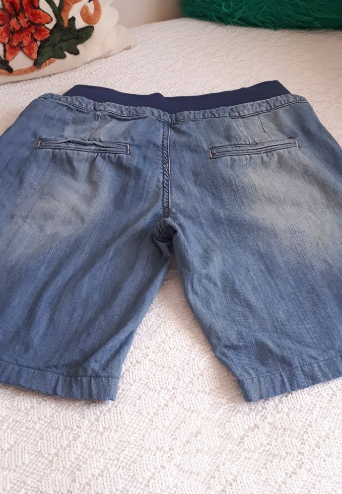 Gri Kot Hamile Midi Şort XSIDE - Görsel 4