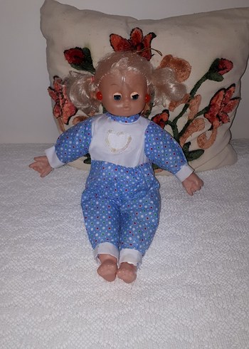Mavi Puantiyeli Bebek Oyuncak