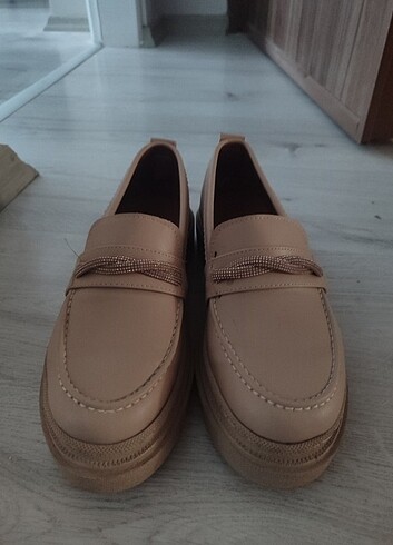 40 Beden Tonny Black marka kalın taban babet