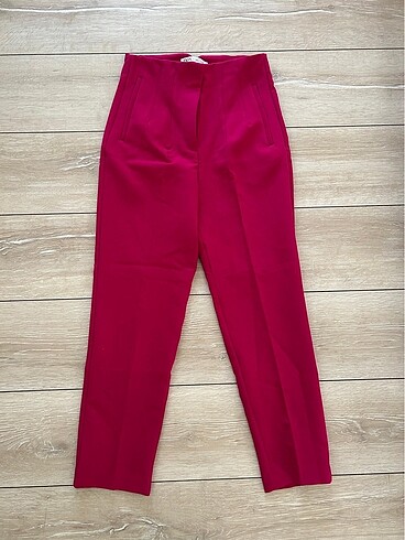 Zara pembe kumaş pantolon