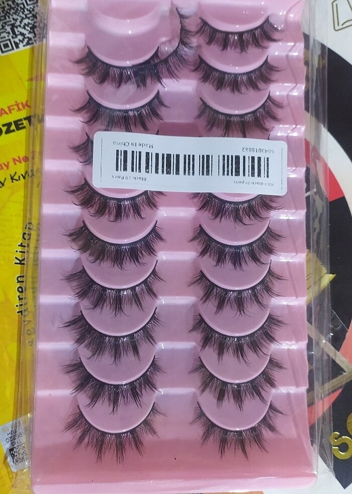 Temu anime kirpik / 10 çift - Görsel 2