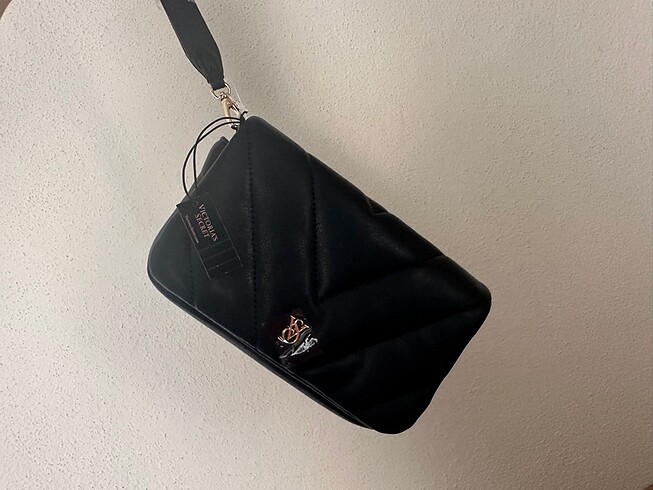  Beden siyah Renk Victoria?s Secret kadın Wristlet cüzdan