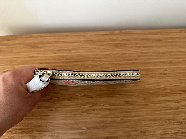 Beden çeşitli Renk Orijinal Coach çiçeklı Cüzdan wristlet