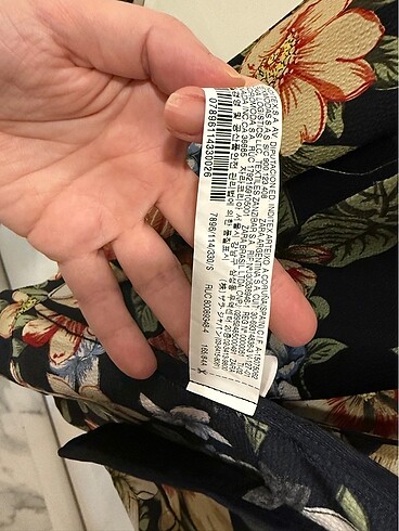 s Beden çeşitli Renk Zara Çiçekli Blazer