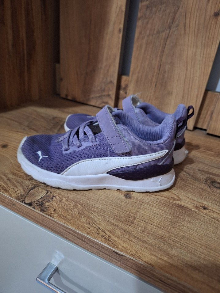 Kız Çocuk Mor Puma Spor Ayakkabı - Görsel 3