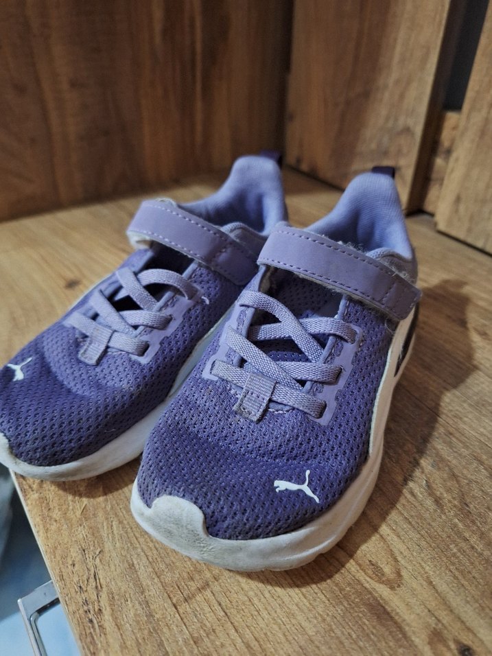 Kız Çocuk Mor Puma Spor Ayakkabı - Görsel 4