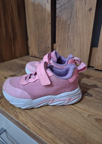 Kız Çocuk Pembe Cırtlı Spor Ayakkabı vicco ışıklı - Görsel 5