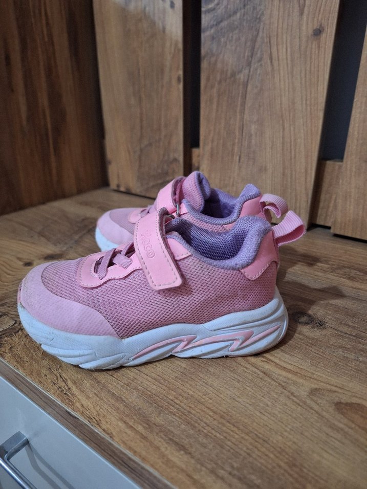 Kız Çocuk Pembe Cırtlı Spor Ayakkabı vicco ışıklı - Görsel 5