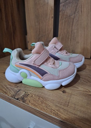 Kız Çocuk Pembe Cırt Cırtlı Spor Ayakkabı vicco - Görsel 4