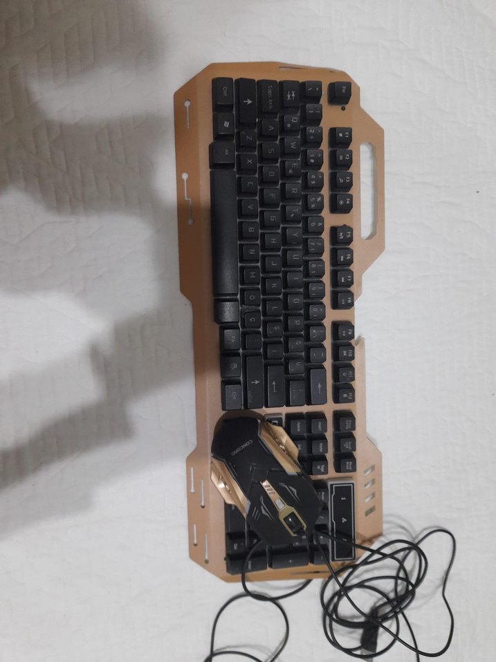 Bej Renk Kablolu Concord Klavye - Görsel 3