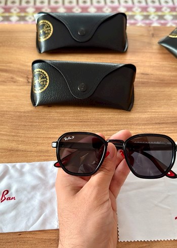 Polorize Siyah Rayban Erkek Güneş Gözlüğü - Görsel 4