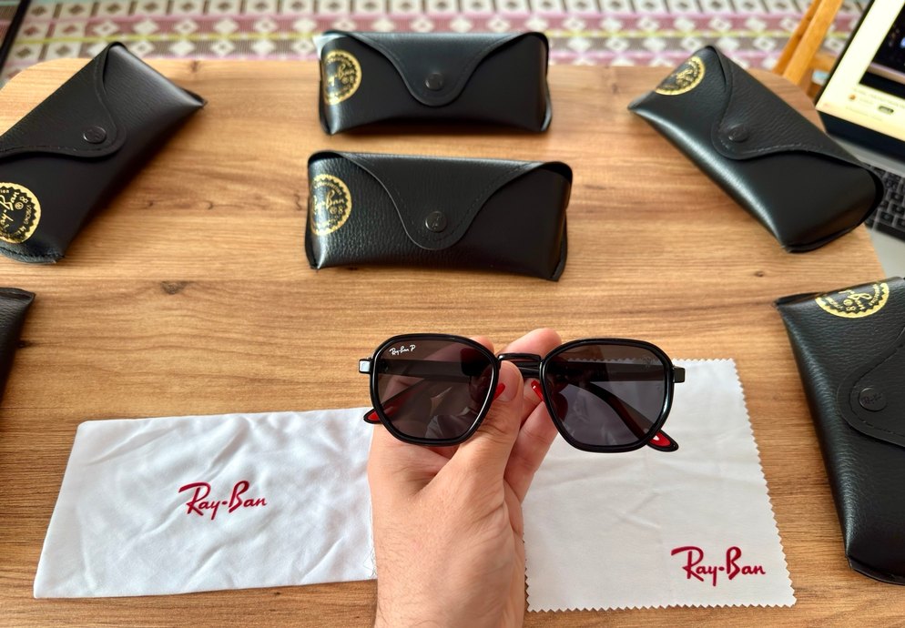 Polorize Siyah Rayban Erkek Güneş Gözlüğü - Görsel 4