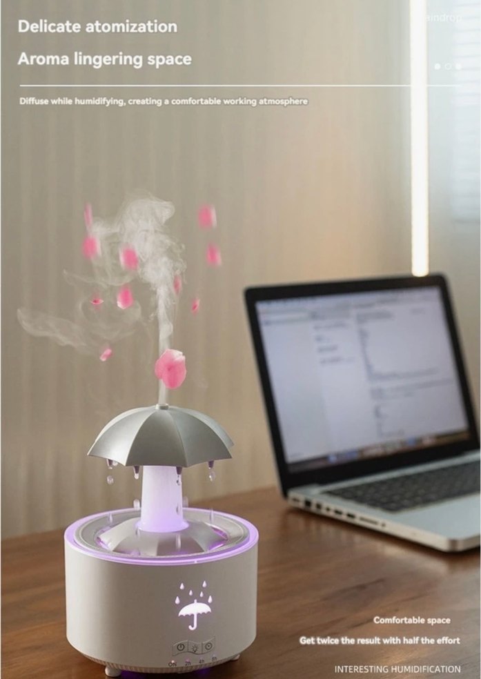 HAVA NEMLENDİRİCİ DÖNEN ŞEMSİYE  (SIFIR) - Görsel 4