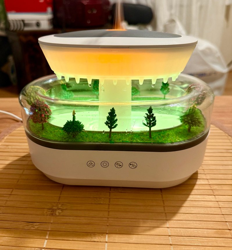 HAVA NEMLENDİRİCİ YAĞMURLU IŞIKLI (SIFIR) - Görsel 3