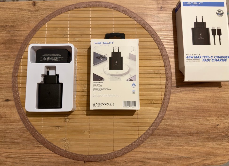 45 W ADAPTÖR VE KABLO  SÜPER HIZLI ŞARJ(SIFIR) - Görsel 2