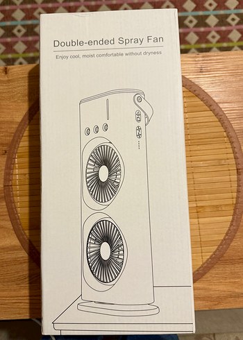 ŞARJLI SU BUHARLI KUMANDALI VANTİLATÖR (SIFIR) - Görsel 5