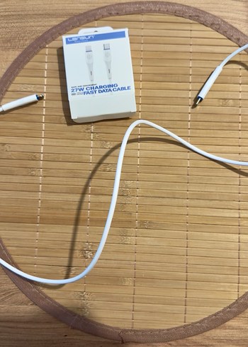 İPHONE KABLO 27 WATT LENSUN (SIFIR) - Görsel 2