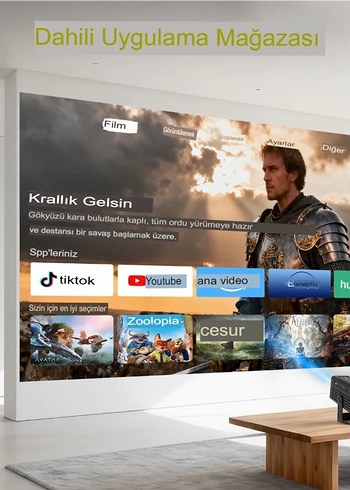 Powerbanklı Çalışan Android Projeksiyon(Sıfır) - Görsel 3