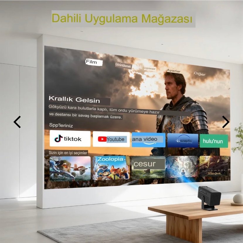 Powerbanklı Çalışan Android Projeksiyon(Sıfır) - Görsel 3