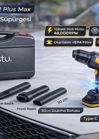 Castu CS62 Plus Max Çok Amaçlı El Süpürgesi - Görsel 3