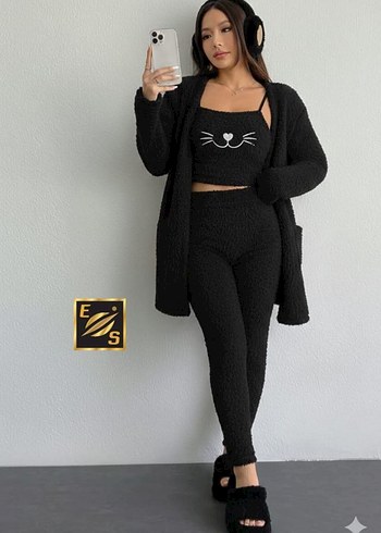 üçlü pijama takımı - Görsel 2