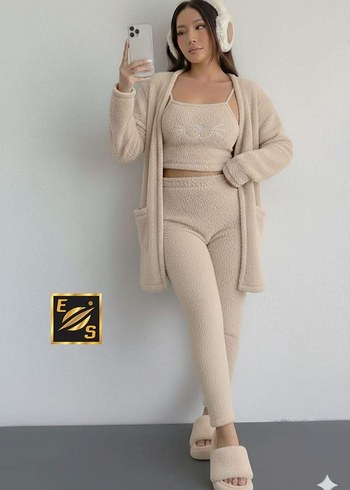 üçlü pijama takımı - Görsel 5