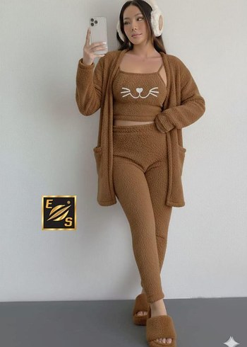 üçlü pijama takımı - Görsel 3