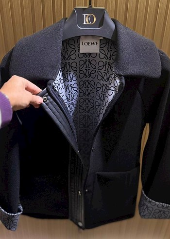 Loewe Siyah Kisa Ceket