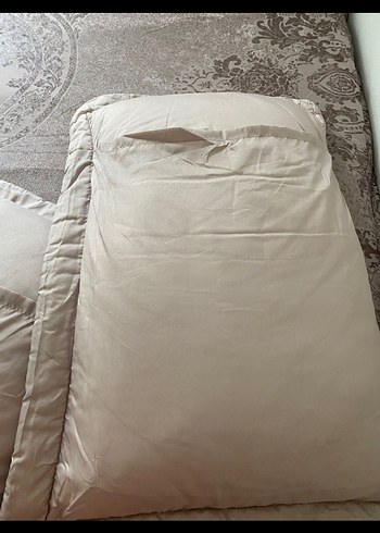 pudra renk kabartmalı Yatak Örtüsü - Görsel 4