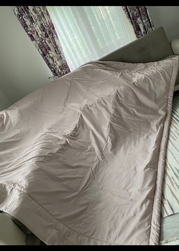 pudra renk kabartmalı Yatak Örtüsü - Görsel 5