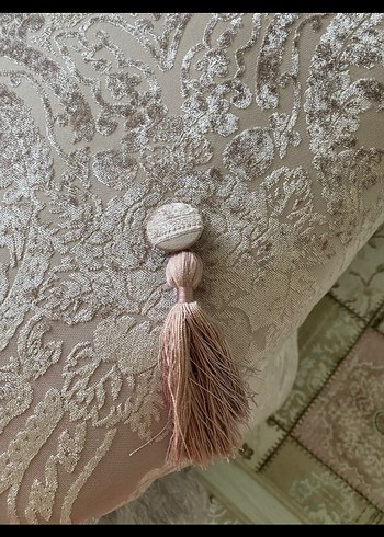 pudra renk kabartmalı Yatak Örtüsü - Görsel 2