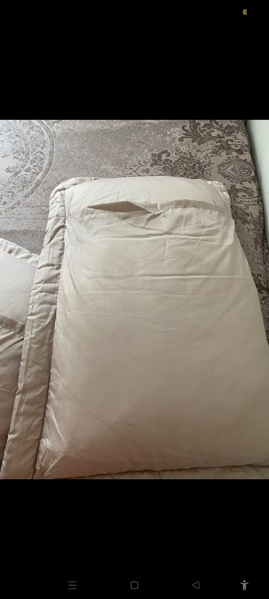 pudra renk kabartmalı Yatak Örtüsü - Görsel 4