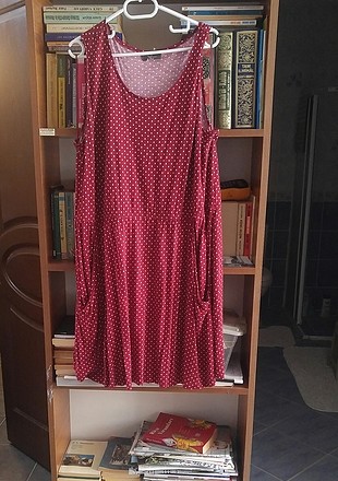 2xl _ 3xl arasi puantiyeli elbise