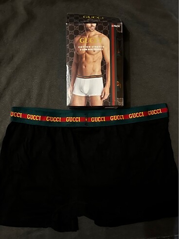 Gucci XXL premium 3lü kutulu erkek boxer