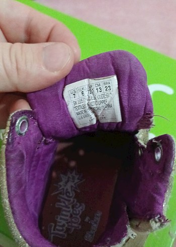 Mor Renkli Kız Çocuk Sneakers - Görsel 5