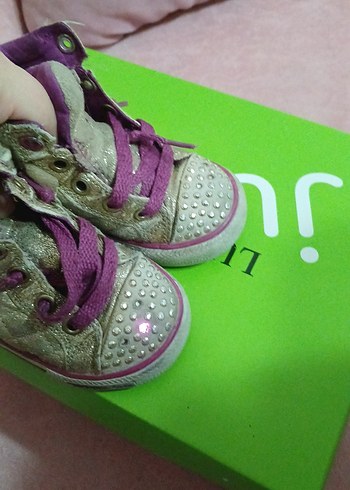 Mor Renkli Kız Çocuk Sneakers - Görsel 6