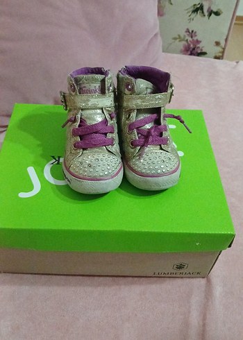 Mor Renkli Kız Çocuk Sneakers - Görsel 2