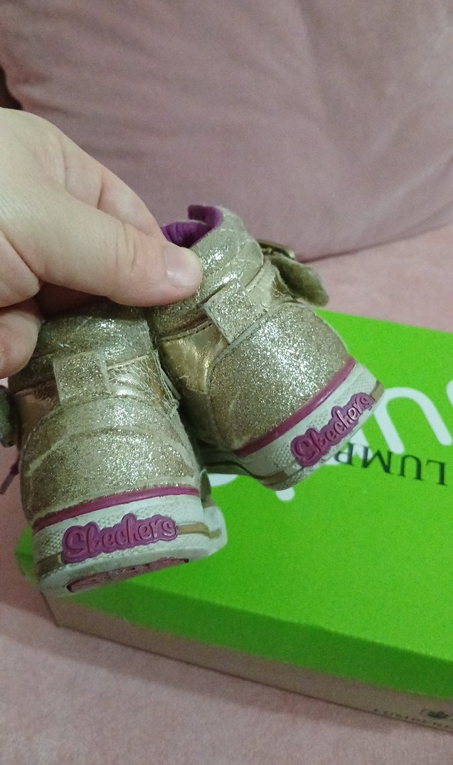 Mor Renkli Kız Çocuk Sneakers - Görsel 4