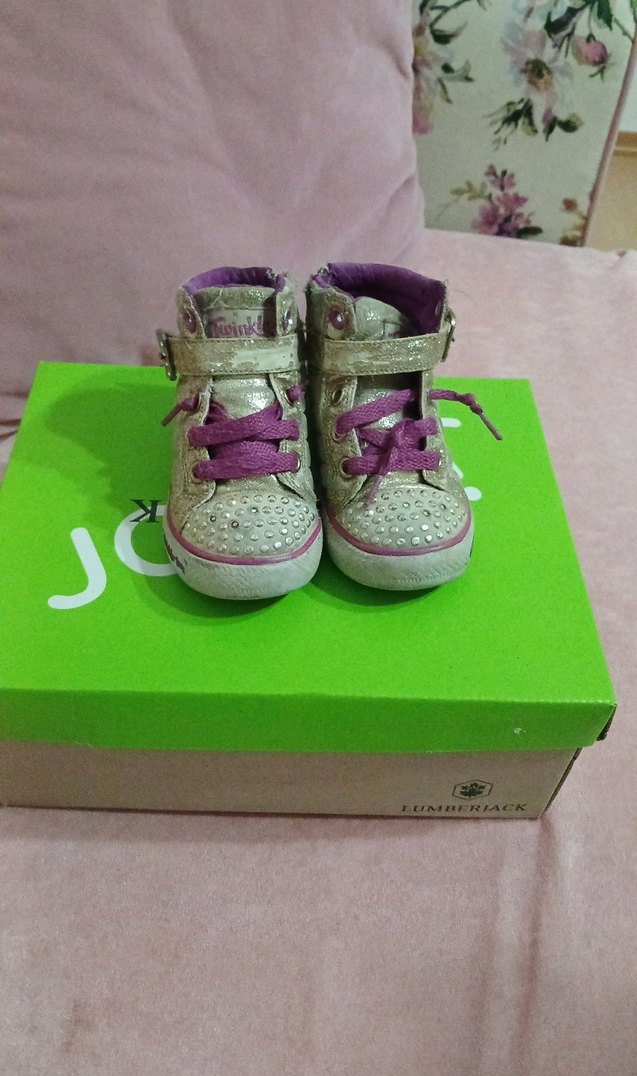 Mor Renkli Kız Çocuk Sneakers - Görsel 2