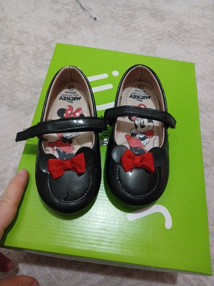 Kız Çocuk siyah Babet - Görsel 2