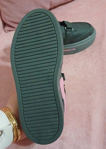 Pembe Detaylı kiz Çocuk Spor Ayakkabı - Görsel 3