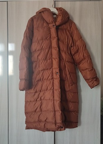 s Beden kadın uzun şişme mont