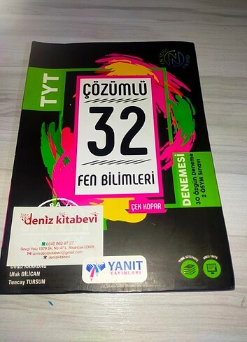 TYT FEN BILIMLERI DENEME 