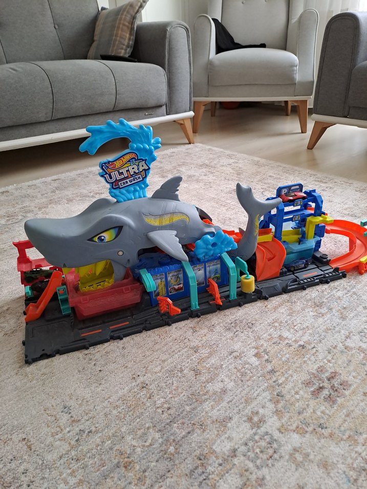 Gri Köpek Balığı Temalı Renkli Oyuncak Seti - Görsel 2