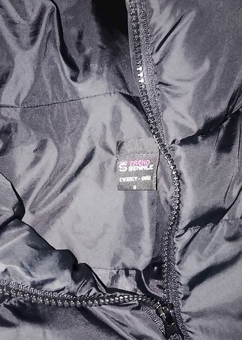 Fermuarlı Kısa Lacivert Kadın Yelek - Görsel 2