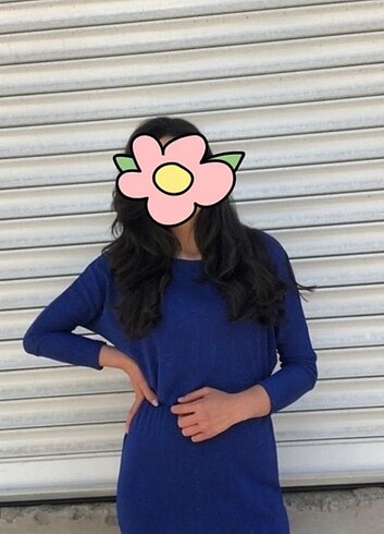 Sorunsuz simli elbise - Görsel 4