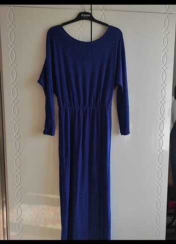 Sorunsuz simli elbise - Görsel 5