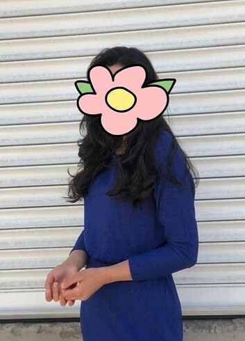 Sorunsuz simli elbise - Görsel 6