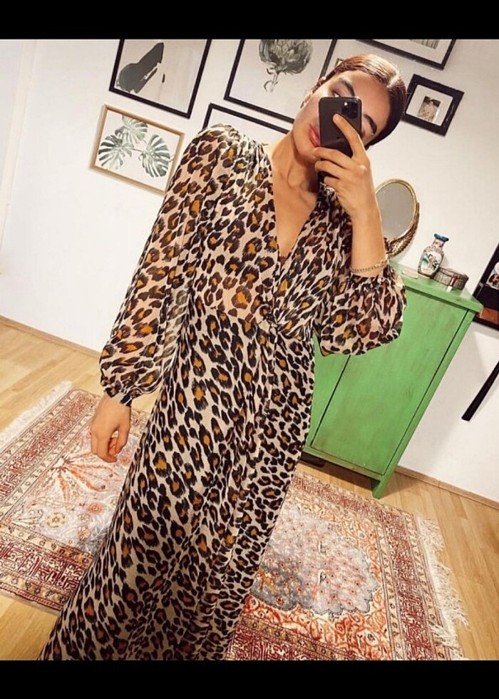 Zara marka şık elbise - Görsel 2